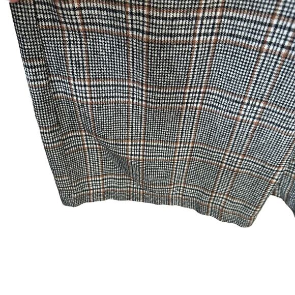 Plaid Pinafore Jumpsuit Small Multicolor 2 Pockets V Neck Romper Very J Women - Picture 9 of 11